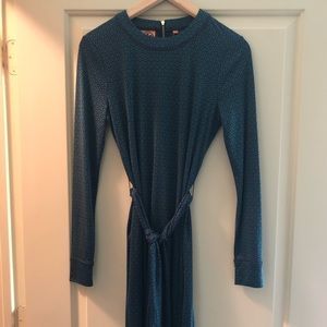 Tory Burch Long Sleeve Silk Dress, Smal